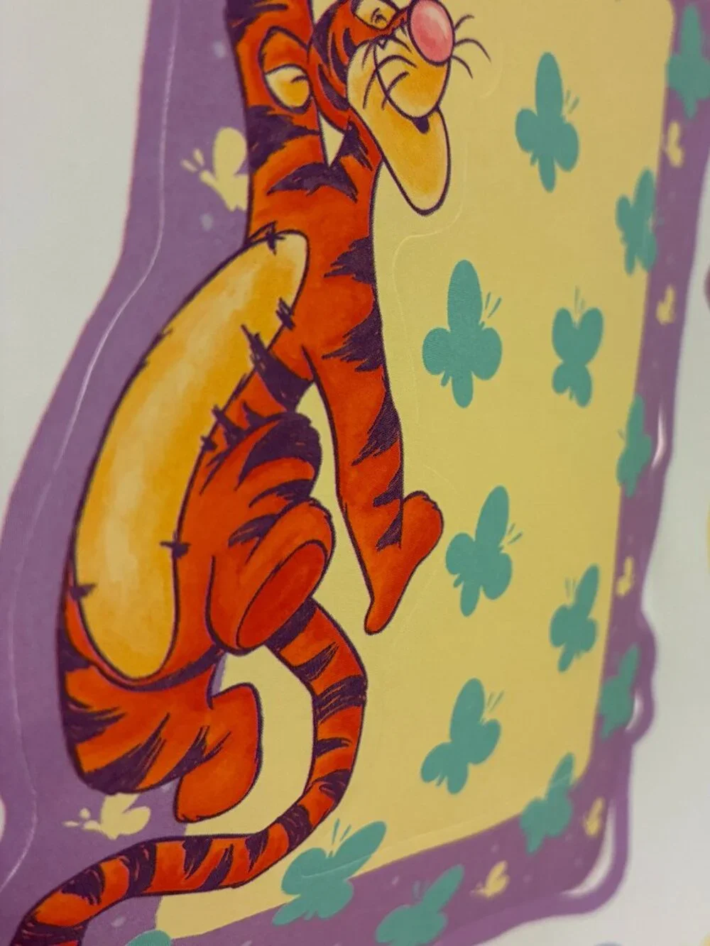 Winnie the Pooh themed set: 8 Cardstock , 1 Sticker Page, 2 punch-out Pages